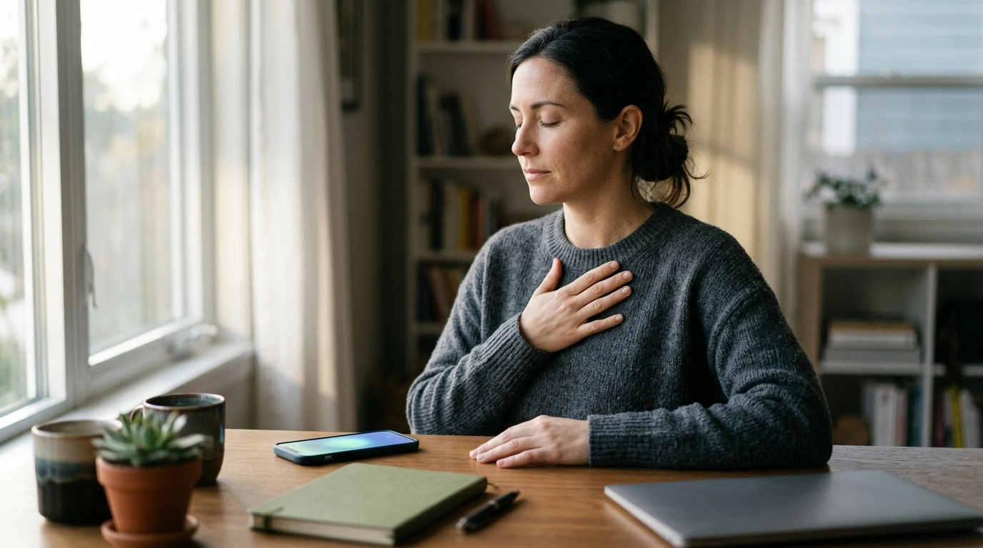 5-Minute AI Stress Reset: Calm, Focus, Balance Daily