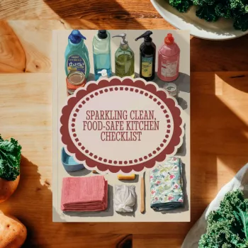 Food-Safe Kitchen Cleaning Checklist (Printable Download)